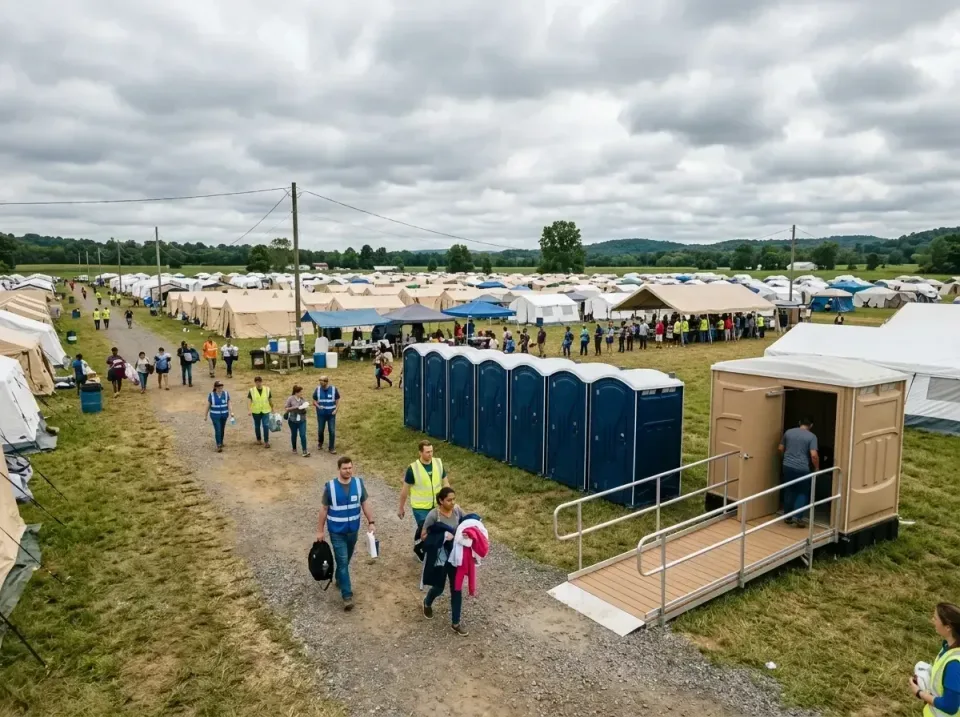 disaster-relief-camp-restrooms-010 — frequently asked questions, Dumpster & Portable Bathrooms Rental in Landover, MD